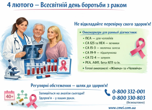 4 лютого — Всесвітній день боротьби з раком 1 screenshot 1